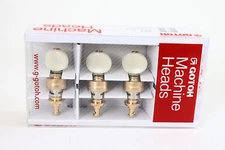 Gotoh UPT Ukulele Planetary Tuners Gold Finish with Ivory Color Oval Buttons