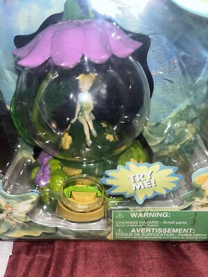 NOS Disney Store Tinker Bell Fairies Fantasy Bubble Figurine