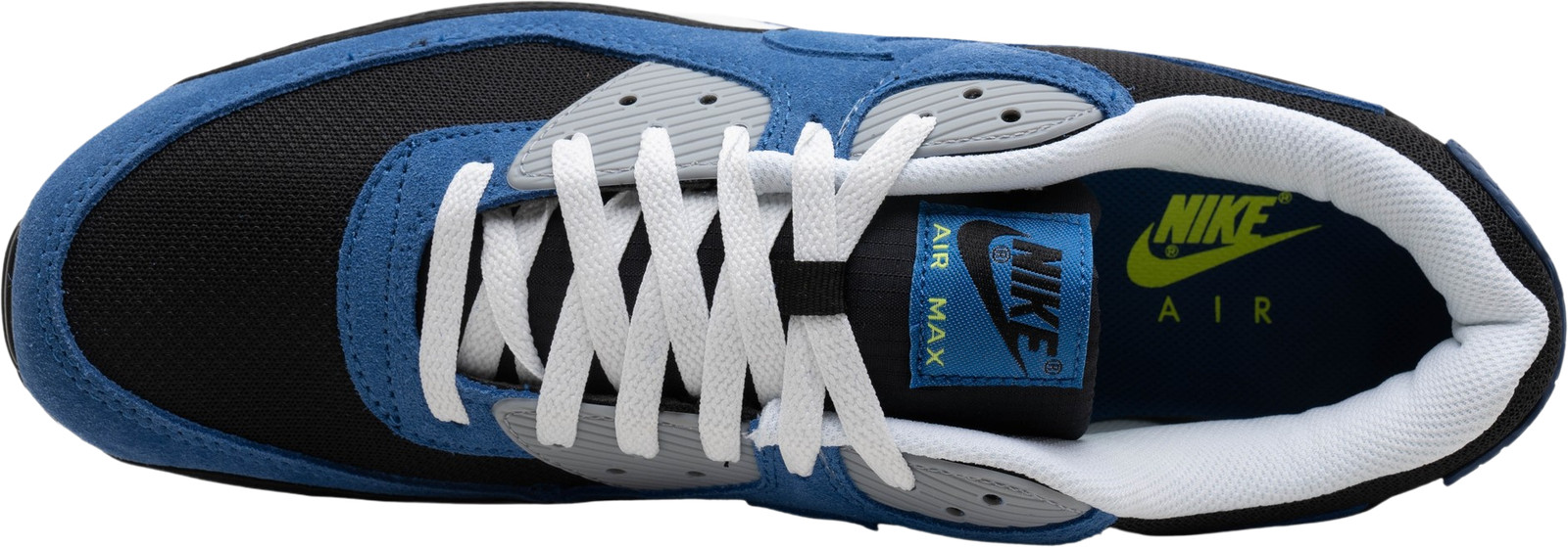 Mens‎ 7.5 Nike Air Max 90 Atlantic Volt Black Atlantic Blue DM0029-001 Nike Air Max 90  main image 2