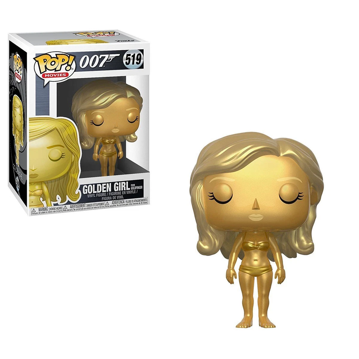 007 JAMES BOND GOLDFINGER GOLDEN GIRL 3.75 POP VINYL FIGURE FUNKO 519