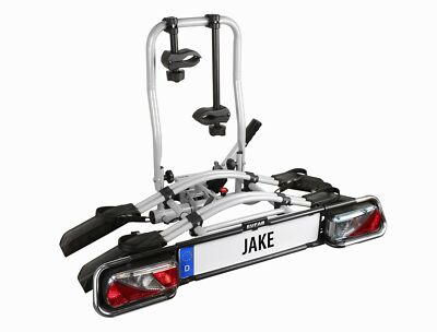 Eufab Fahrradträger JAKE für 2 Fahrräder erweiterbar klappbar 60kg E-Bike