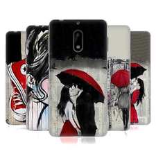 OFFICIAL LOUIJOVERART RED INK SOFT GEL CASE FOR NOKIA PHONES 1
