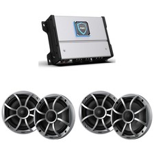 Wet Sounds HTM-4 - HTM Series Amplifier 600 Watt Full-Range Class-D 85x4 Watt...