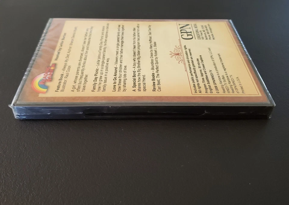 reading rainbow ALWAYS MY DAD levar burton DVD fathers SEALED episode 121 pbs - Image 4 of 4