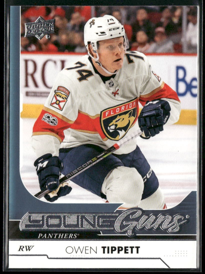 2017-18 Upper Deck Owen Tippett Young Guns RC #469 Florida Panthers