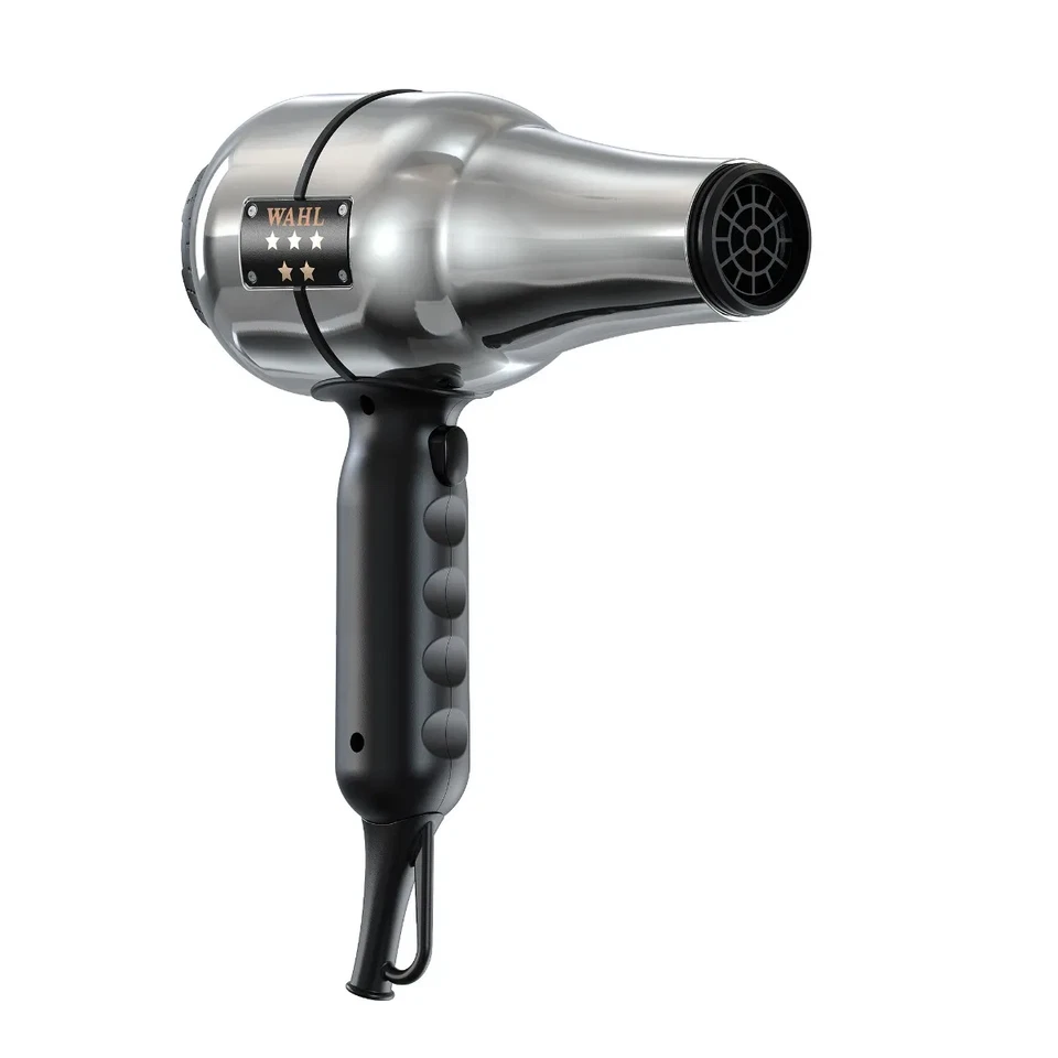 Wahl Profesional Serie 5 Estrellas Iónico Diseño Retro-Cromo Barbero Secador de Pelo Aire Foto 3 de 4