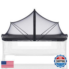 DUSHARKFUN Baby Crib Mosquito Net Tent for Insects/Bugs/Cats Out, Toddler Bed