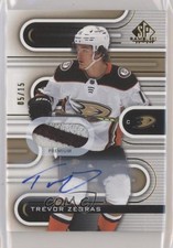 2022-23 SP Game Used Gold Premium Memorabilia 5/15 Trevor Zegras #8 Auto 08km