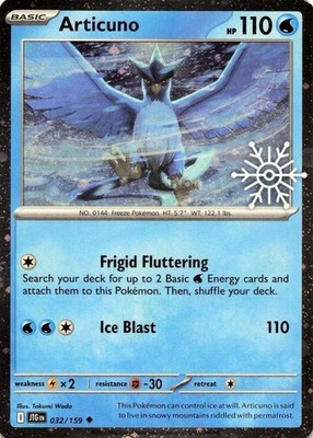 Articuno - (Holiday Calendar) 032/159 Miscellaneous Cards & Products Holo