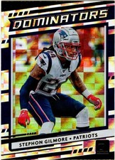 2020 Panini Donruss Football Stephon Gilmore Dominators No. D-SG Patriots