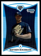 Matthew Buschmann 2008 Bowman #BCP95 Padres MLB READ FREE SHIPPING AutographDen