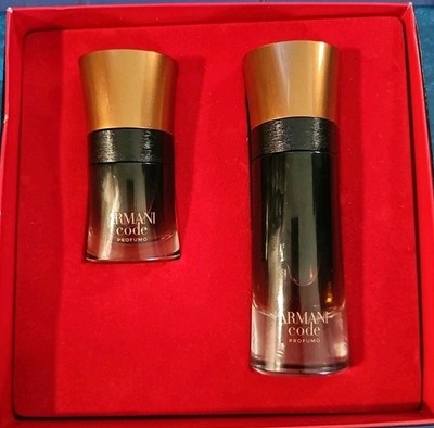 Armani Code Profumo Gift Set 60ml + 30ml Discontinued Cologne Rare