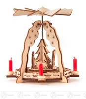 Miniatur-Pyramide Geburt HöHe=5,5Cm Erzgebirge Holzpyramide Weihnachtspyramide