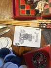 Vintage Junk Drawer Poker Chess Knives Rare Milk Caps Advertising Lot — photo 8