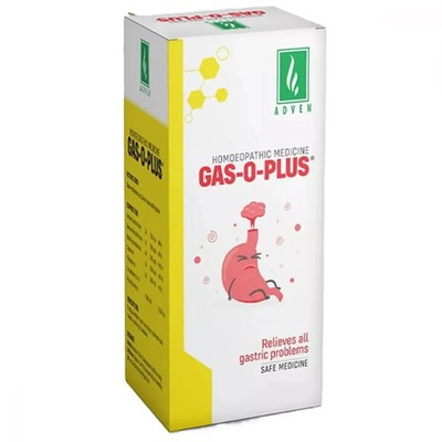 Adven Gas O Plus Syrup (180ml) Homeopathic Free Shipping World Wide