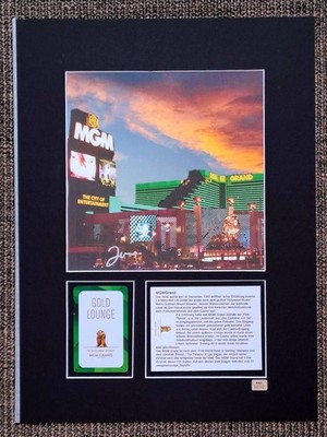 Collage ''MGM'', MGM GRAND LAS VEGAS , signiert