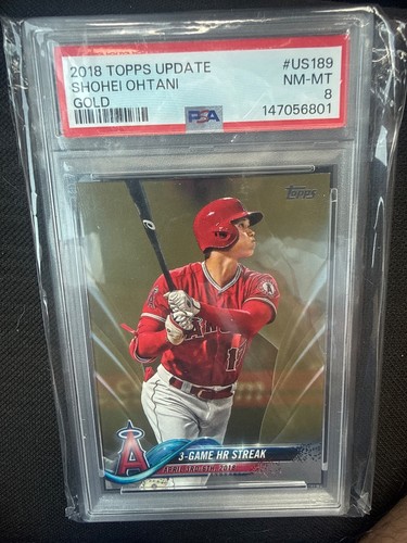 2018 Topps Update Series - Season Highlights Checklist Shohei Ohtani #US189 Gold