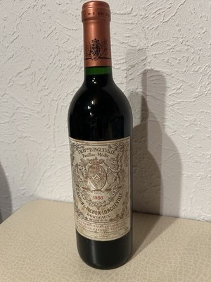 Rotwein Chateau Longueville Baron de Pichon Bordeaux 1986