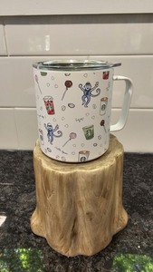 Starbucks Roller Rabbit Collaboration Mug 12oz Stainless Steel Tumbler w/ Lid
