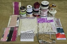 Huge Lot of Mixed Ribbon Vintage Lengths Widths Styles 35 Items Sewing Crafts