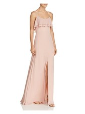 WATTERS & WATTERS Womens Spaghetti Strap Full-Length Formal Fit + Flare Dress