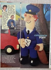 Knitting Pattern Alan Dart Postman Pat Toy & Sweater - Vintage Woman’s Weekly