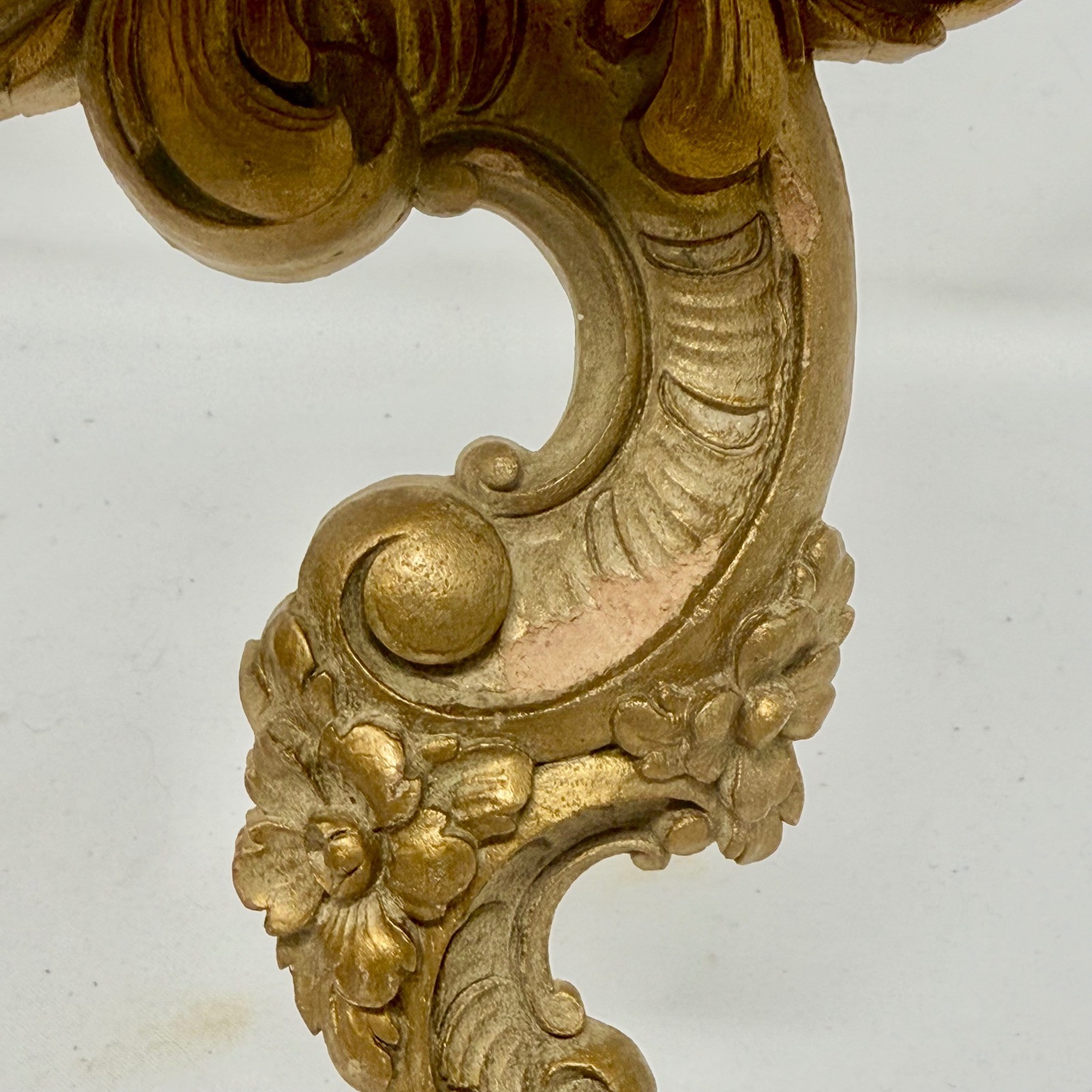 Vtg Syroco Ornate Gold Wall Shelf Rococo Baroque Hollywood Regency Cottagecore