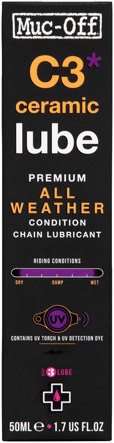 Muc-Off C3 Ceramic All-Weather Chain Lube 50ml with Boron Nitride for MTB Road 3490₽