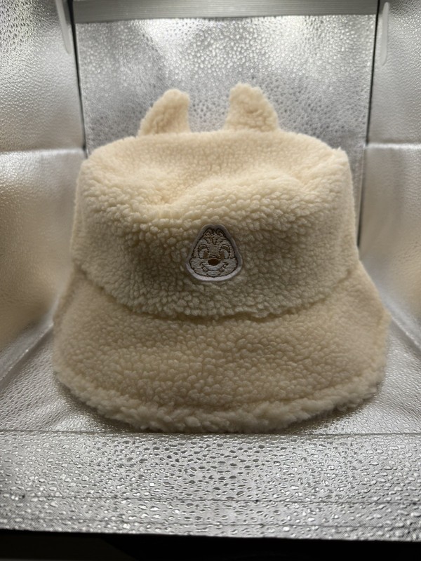 Tokyo Disney resort Dale Adult Beige  Bucket Hat  with Ears (Dale)