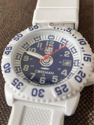 Luminox x COREMAN Watch Analog Quartz Collab 3057 WHITE OUT