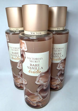 VICTORIA'S SECRET BARE VANILLA BRULEE BODY MIST 8.4 FL OZ EACH 3