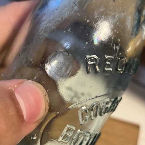 Antike Mittelschnecke Lincolnton NC Coca Cola Sodaflasche North Carolina wie besehen - Bild 12 von 20
