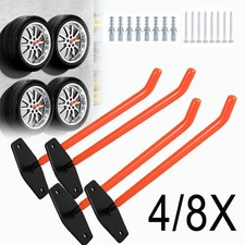 4-8 Stk Wandhalterung für Autoreifen Felgenhalter Reifenhalter Reifen Wandhalter