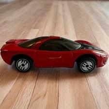 Vintage 1989 Hot Wheels Vector Avtech Red Sports Car Malaysia Diecast Model Car