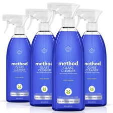 Method Glass Cleaner, Mint, 28 Ounce, 4 Pack,...
