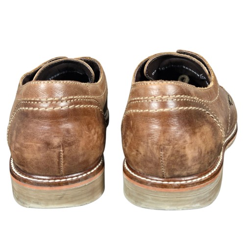 Mephisto Shoes Mens Size 12.5 Brown Leather Derby Air Jet Comfort Dress Lace Up - Picture 10 of 12