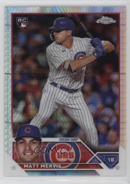 2023 Topps Chrome Update Prism Refractor Matt Mervis #USC112 10wc