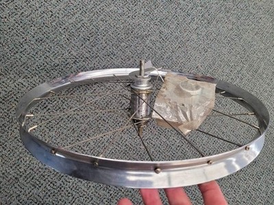 Vintage NOS Schwinn 20'' Bantum Rear Wheel for Solid Tire Bendix 70 Brake