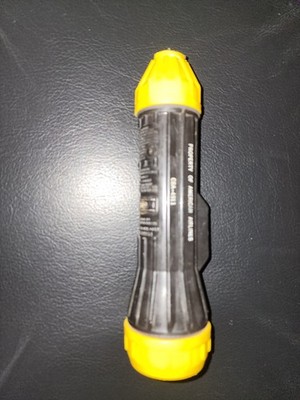Property Of American Airlines Permissable Flashlight Msha Tested Working.