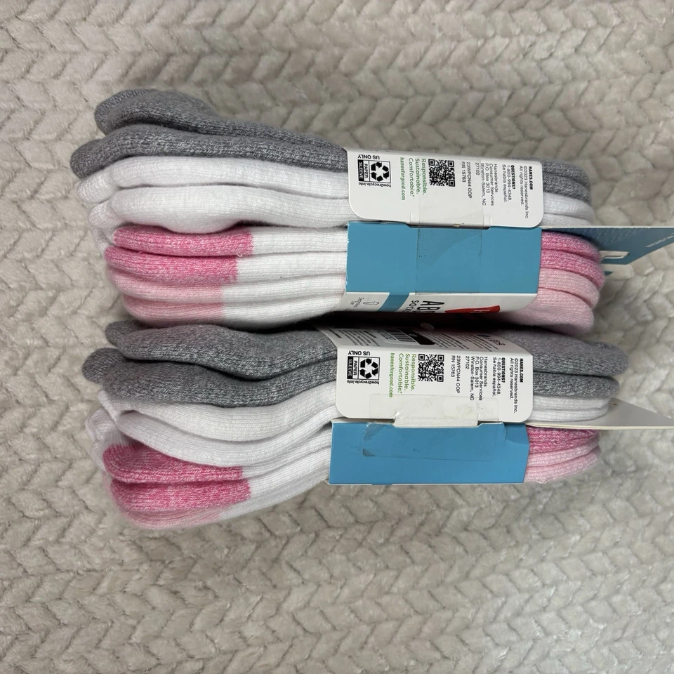 Women’s Hanes Absolute Active No Show Socks 8pr Size 5-9 Retail $28 - Image 4 of 4