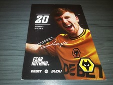 Tommy Doyle Unsigned Wolverhampton Wanderers Club autograph card