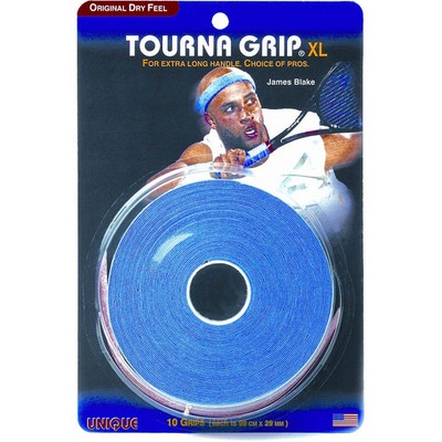 Tourna Grip Xl 10er Pack Tennisovergrip blau