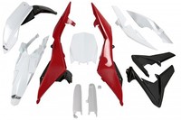 Kunststoff Verkleidung Kit Full Husqvarna TC 449 - 499 2011 - 2013 Replica Uf...