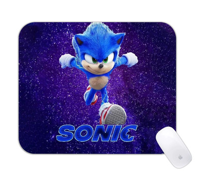Sonic Hedgehog Adventure Theme Desk Mat Large Mouse Pad