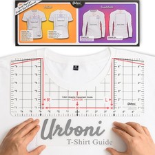 Standard Size - Tshirt Ruler Guide Vinyl Alignment, Shirt Measurement Tool Pl...
