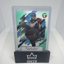 2025 Topps Pristine Tanner Scott #277 Aqua Refractor /199 Marlins