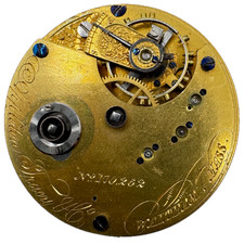 Antique 16s 1865 Appleton Tracy Civil War 15j Pocket Watch Movement Waltham