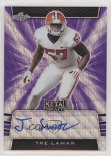 2019 Leaf Metal Draft Purple Wave 1/15 Tre Lamar #BA-TL1 Auto 3wl