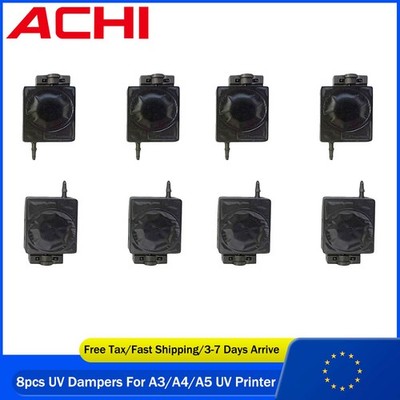 8pcs A3/A4/A5 printer UV ink dampers for Epson R1390 L800 DX5 UV printer black