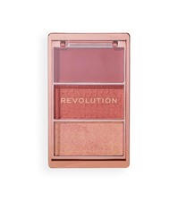 Revolution Icon Blush Palette Aura Points Rose - Face Makeup